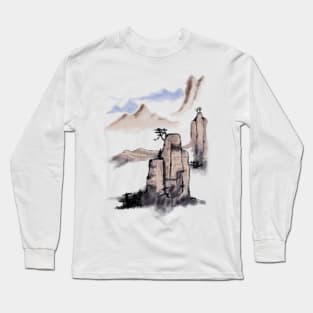 Mountain Landscape Long Sleeve T-Shirt